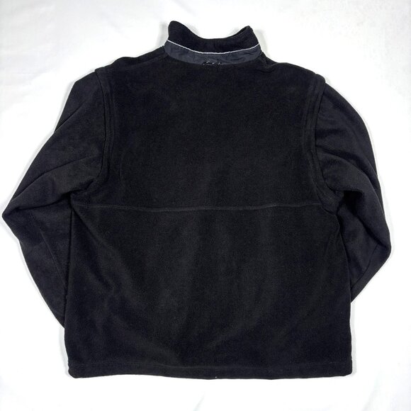 VTG NFL LA Raiders Convertible Fleece Jacket Vest w/ Zip-Off Sleeves Mens XL* - Picture 10 of 12